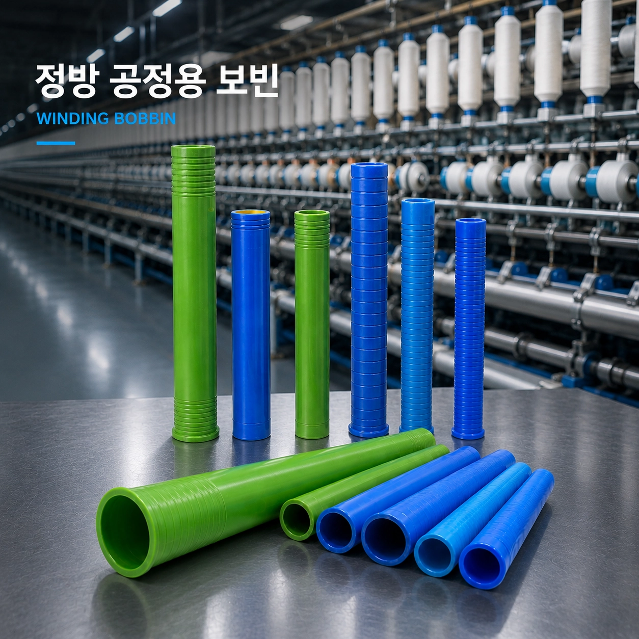 정방 공정용 보빈